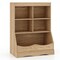 34.5" Kids Bookshelf with 5 Bins for Playroom and Living Room - 26.5" x 16" x 34.5" (L x W x H)